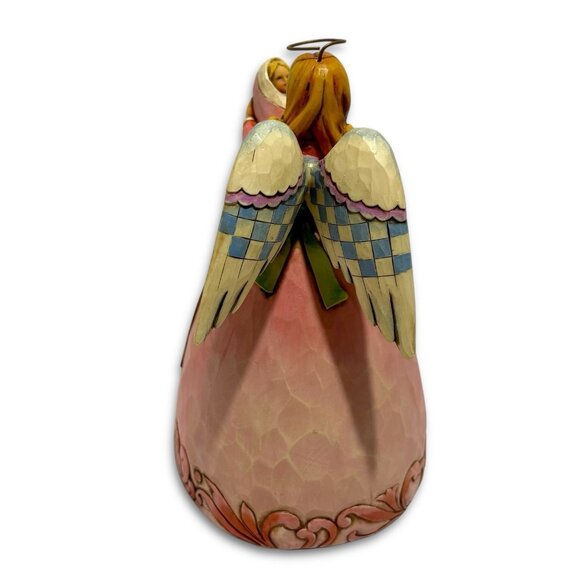 JIM SHORE Vintage “Born IntoLoving Arms” Angel & Baby Statue. Christmas Decor. - Picture 6 of 8